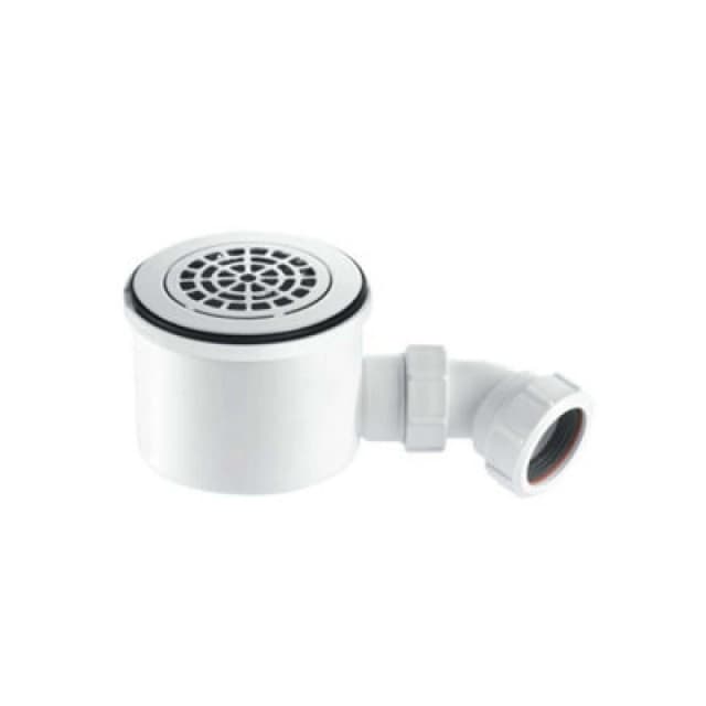 McAlpine ST90CPB-P-HP2 1.5" 90mm Hi-Flow Shower Trap White