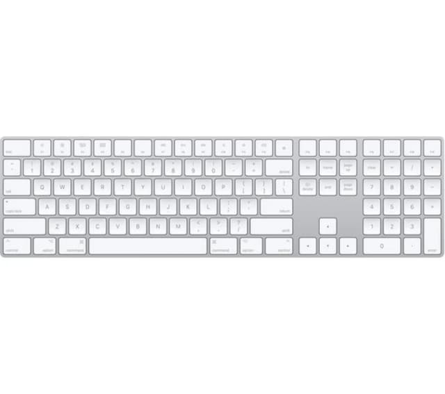 Apple Magic Keyboard with Touch ID and Numeric Keypad Keyboard in White
