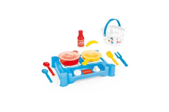 Dolu Fisher Price Stove Set in Blue Blue Unisex