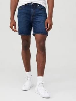 Superdry 05 Conor Tapered Denim Shorts - Dark Blue, Dark Blue, Size 28, Men