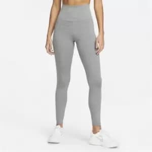 Nike One Dri-FIT Womens High-Rise Leggings - Grey