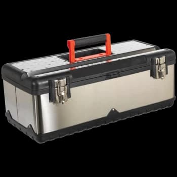 Sealey Stainless Steel Tool Box and Tote Tray 580mm
