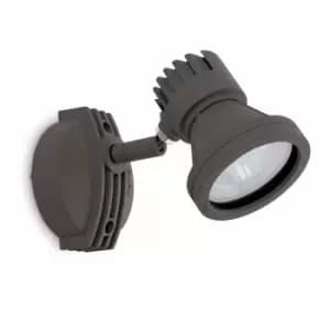 Miniproject 1 Light Outdoor Wall Spotlight Dark Grey IP65, GU10