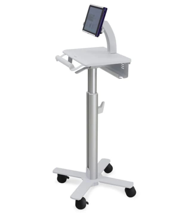 Ergotron StyleView Tablet Cart. SV10 Aluminium. White Multimedia cart