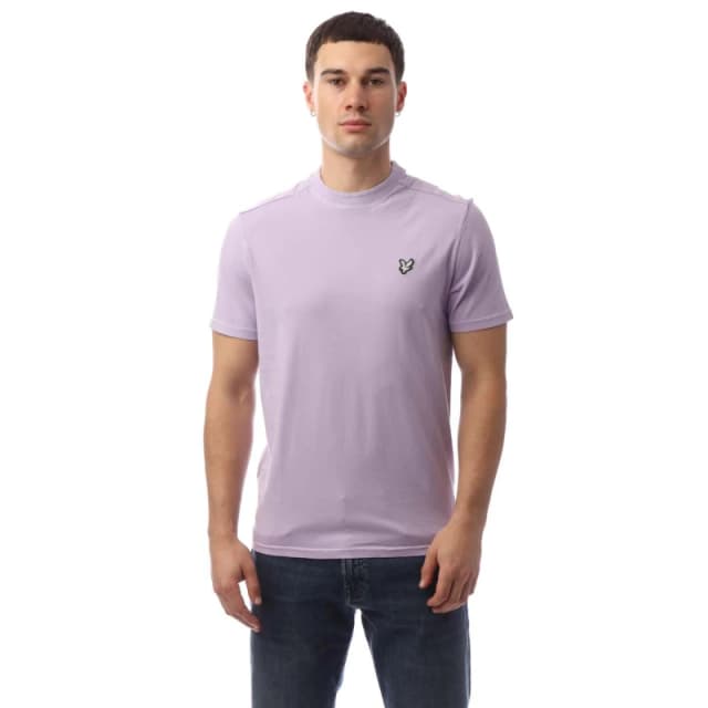 Lyle and Scott Natural Dye Crewneck T-Shirt Purple male S