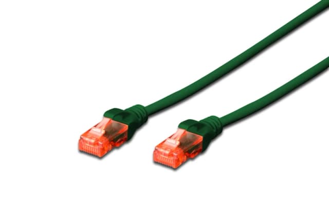 Digitus 15m Cat6 U/UTP networking cable Green U/UTP (UTP)