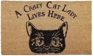 Crazy Cat Lady Doormat