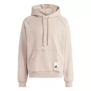 adidas Lounge Fleece Hoodie Mens - Pink