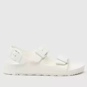 BIRKENSTOCK White Milano Eva Junior Sandals