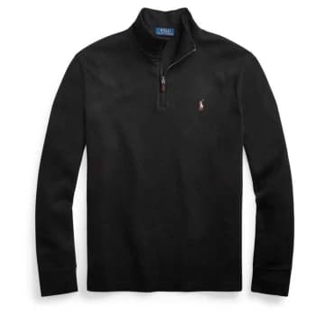 Polo Ralph Lauren Estate Fleece Quarter Zip Sweater - Polo Black