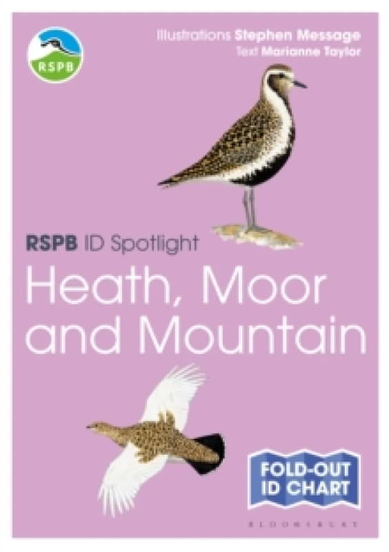 RSPB ID Spotlight - Birds of Heath, Moor and Mountain Fold-out book or chart