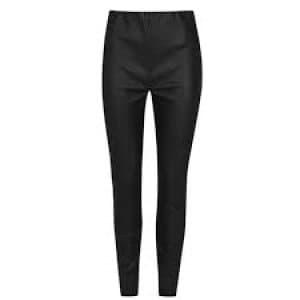 Hugo Boss Tajogy Leather Trousers Black Size 8 Women