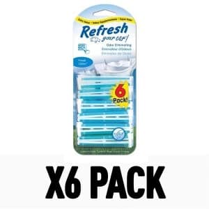 Fresh Linen (Pack Of 6) Refresh Vent Stick