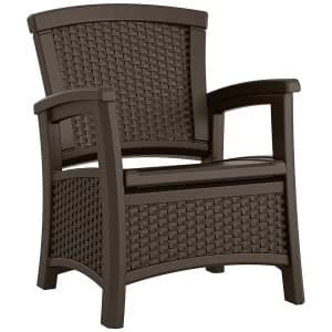 Suncast 42L Club Armchair with Storage - Java