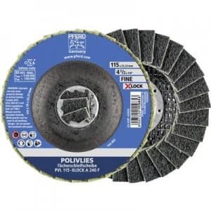 PFERD 44694203 HORSE POLIVLIES-FANS DISC 115mm X-LOCK CORAND A 240 FINE Diameter 115mm 5 pc(s)