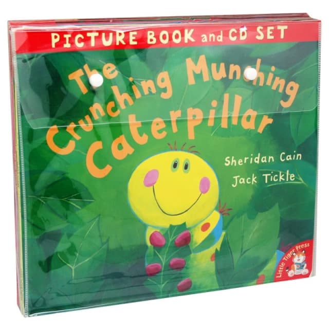 The Crunching Munching Caterpillar and Other Stories Collection 10 Books & CDs Baker Taylor, Paul Bright, Steve Smallman Books