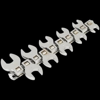 Siegen 10 Piece 3/8" Drive Crow Foot Spanner Set Metric