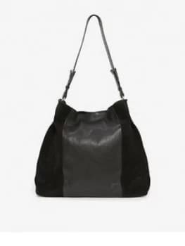 Mint Velvet Jane Stud Shoulder Bag - Black