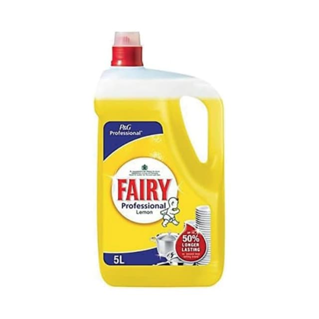 Fairy Professional Washing Up Liquid Lemon 5 Litre PGP079