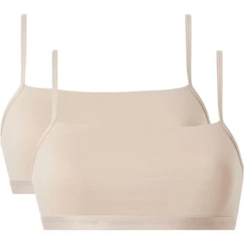 Calvin Klein 2 Pack CK One Cotton Bralettes - W5J Cedar