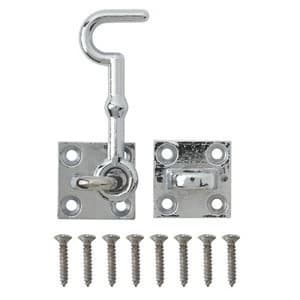 Chrome-plated Zamac Cabin hook (L)70mm