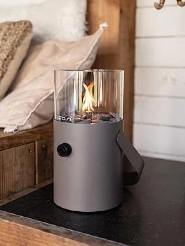 Pacific Lifestyle Cosiscoop Clay Fire Lantern, Brown 18-505-CY