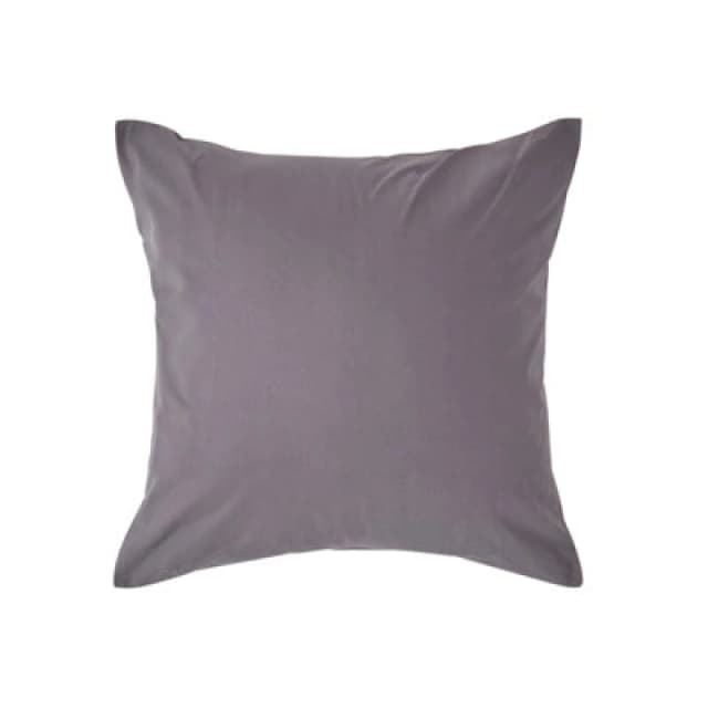 Homescapes Continental Egyptian Cotton Pillowcase 200 TC, 40 x 40cm Dark Grey