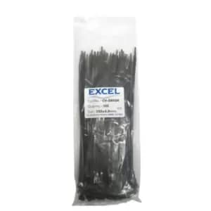 Cables Direct CT-280B cable tie Nylon Black