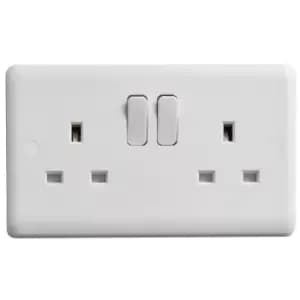 Deta - Vimark VC1209S Switched Socket 2-Gang 13A DETVC1209S