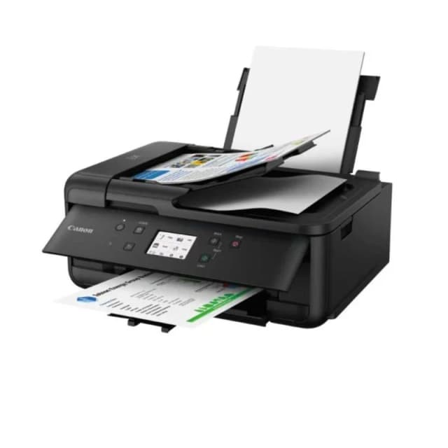 Canon PIXMA TR7650 Inkjet Printer All-in-One A4 Colour Wireless Black 4452C028 4452C028