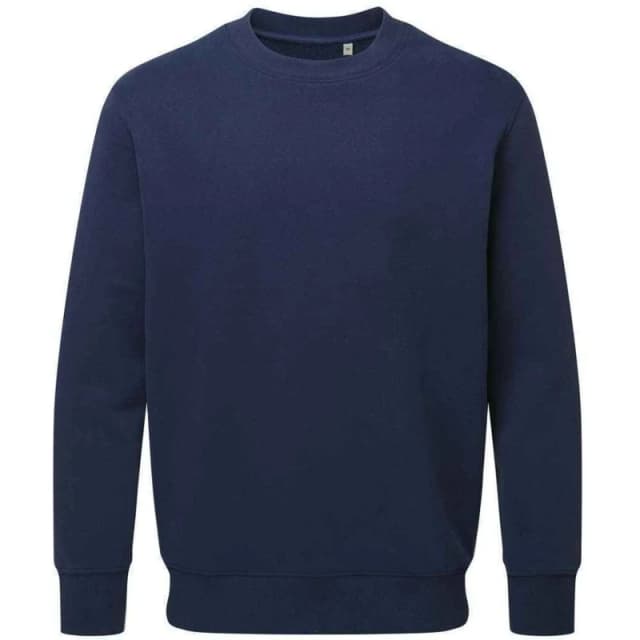 Anthem Mens Plain White Sweatshirt in Navy Size: XS Navy Male XS