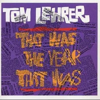 That Was The Year That Was TW3 Songs & Other Songs Of The Year by Tom Lehrer CD Album