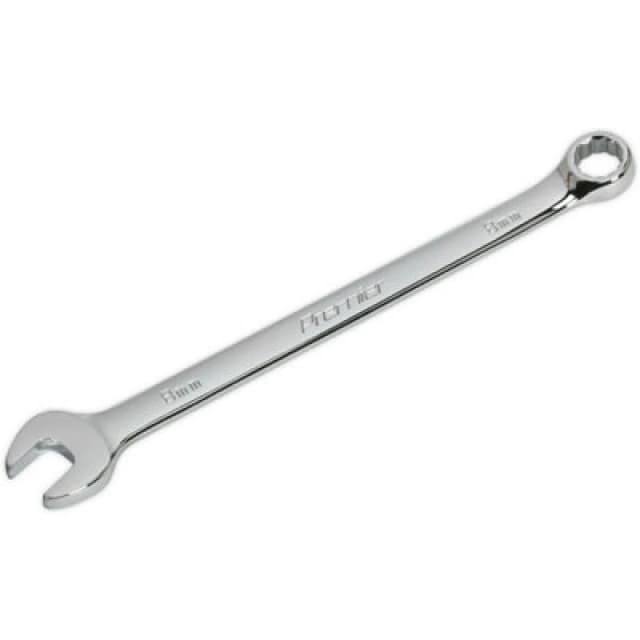 Loops 8mm Steel Combination Spanner - Long Slim Design Combo Wrench - Chrome Vanadium Metallics