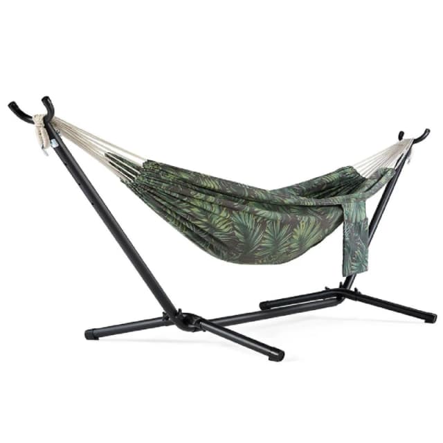 VonHaus Ibiza 2 Person Palm Leaf Double Hammock with Stand Multi unisex 2 Person
