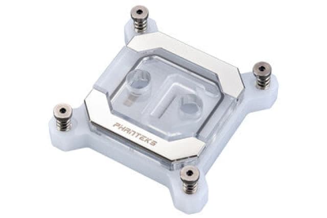 Phanteks Glacier C370I Intel CPU Water Block Acrylic Cover RGB LED...