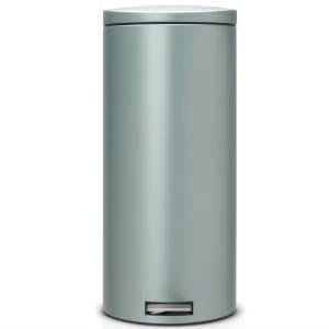 Brabantia 30L Flatback Pedal Bin - Mint