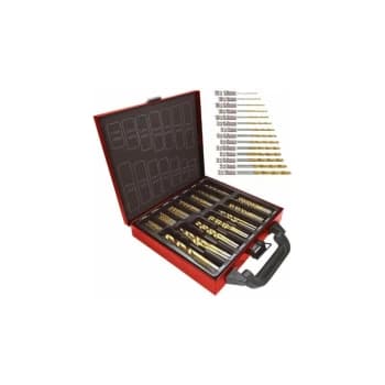 Lumberjack - High Quality 99 Piece Titanium Coated HSS Drill Bits Set
