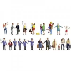 NOCH 16121 H0 Figures on the railway station