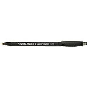 Paper Mate Ballpoint Pen Comfortmate Medium 0.4mm Black Pack of 12