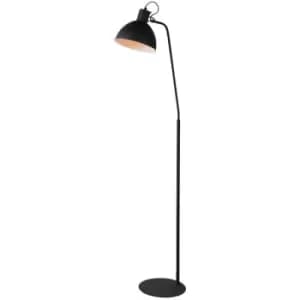 Lucide SHADI - Floor Reading Lamp - 1xE27 - Black