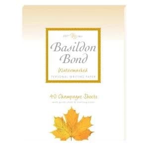 Basildon Bond Writing Pad 137 x 178mm Champagne Pack of 10 100101040