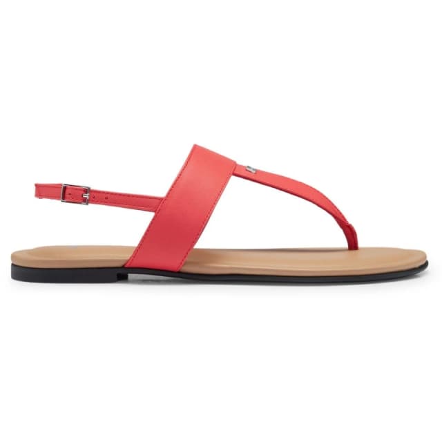 Boss Womens Jo Flat Thong Shoes, Flat Design Bright Pink female 4 (37)