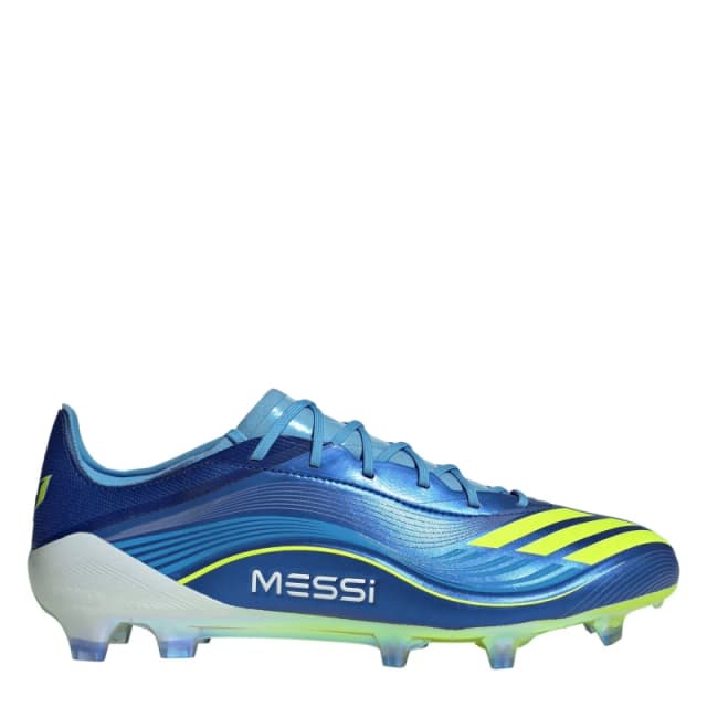 adidas F50 Elite Adults Firm Ground Football Boots Blue/Yellow male 6 (39.3)