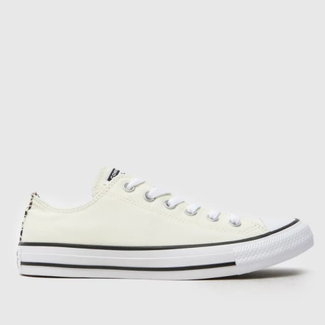 Converse Womens All Star Low Trainers Egret Gold Multi, 4