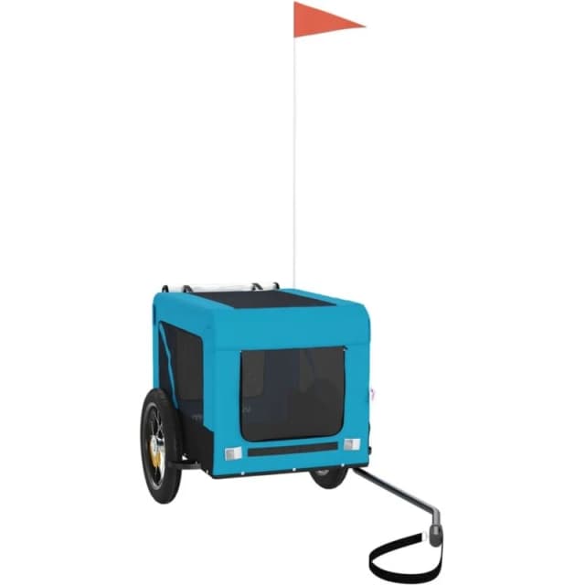 VIDAXL Vidaxl - Pet Bike Trailer Blue and Black Oxford Fabric&Iron 8720845769963
