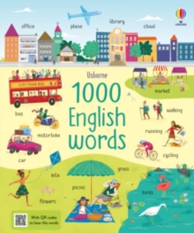 Jane Bingham 1000 English Words Book Multi unisex