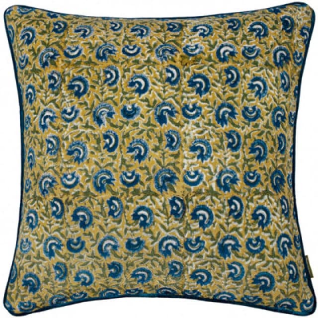 Paoletti Chedworth Floral Piped Polyester Filled Cushion Multi