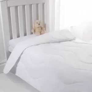 Clair De Lune Anti Allergy 4 Tog Duvet Cotbed White