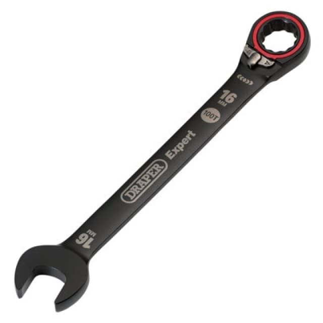 Draper Expert Hi Torq Reversible Ratchet Combination Spanner 03906 Size: 16mm