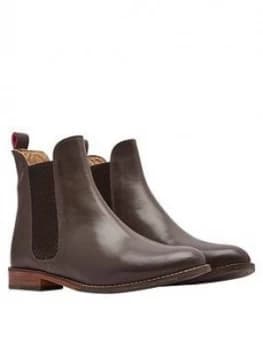 Joules Westbourne Leather Chelsea Boot - Brown